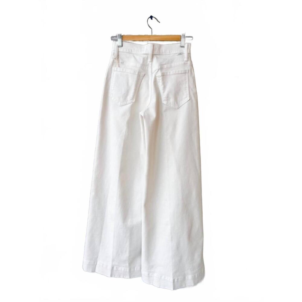 NEW MOTHER mid rise headliner sneak jeans in cream puffs - Picture 9 of 9